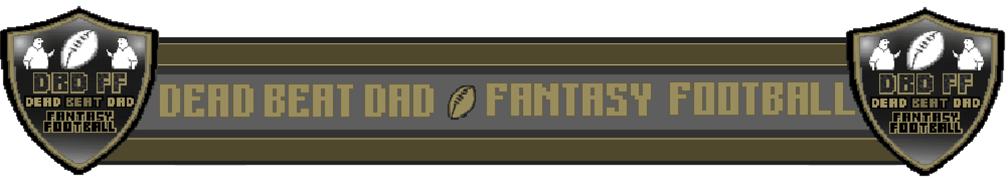 Deadbeat Dads Fantasy Football League Banner